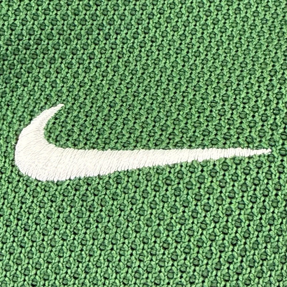 Nike Team Dri-Fit Polo 2XL Green Michigan State Spartans Vintage Y2K Short Sleev